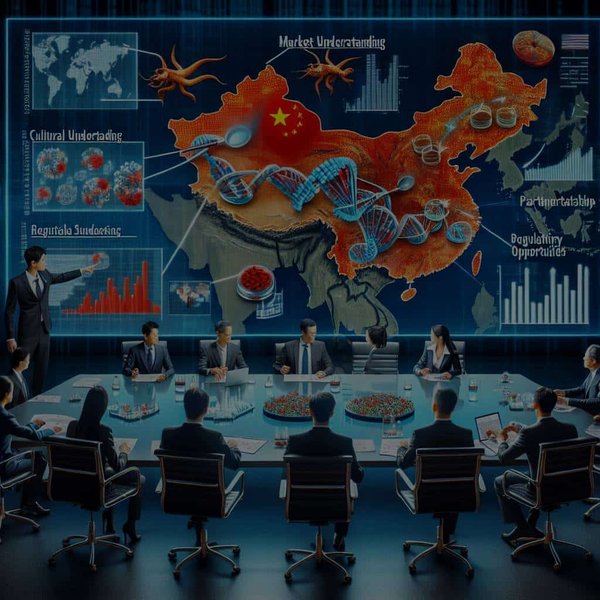 Comment élaborer une stratégie d'entrée sur le marché chinois pour une entreprise de biotechnologie ?